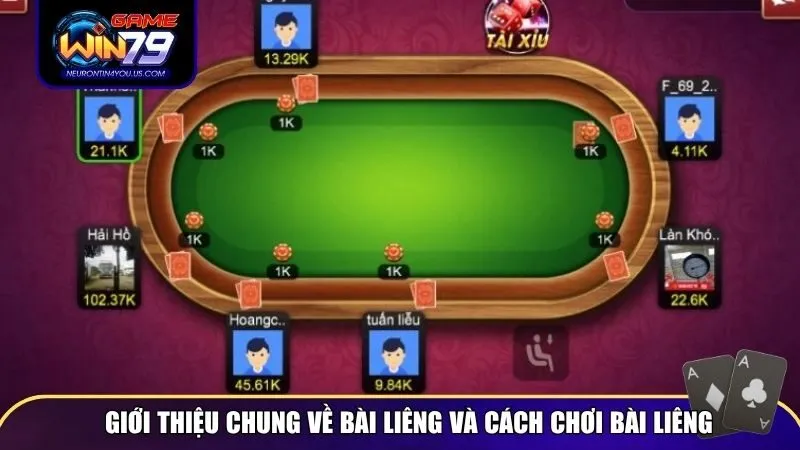 Giới thiệu chung về bài liêng và cách chơi bài liêng